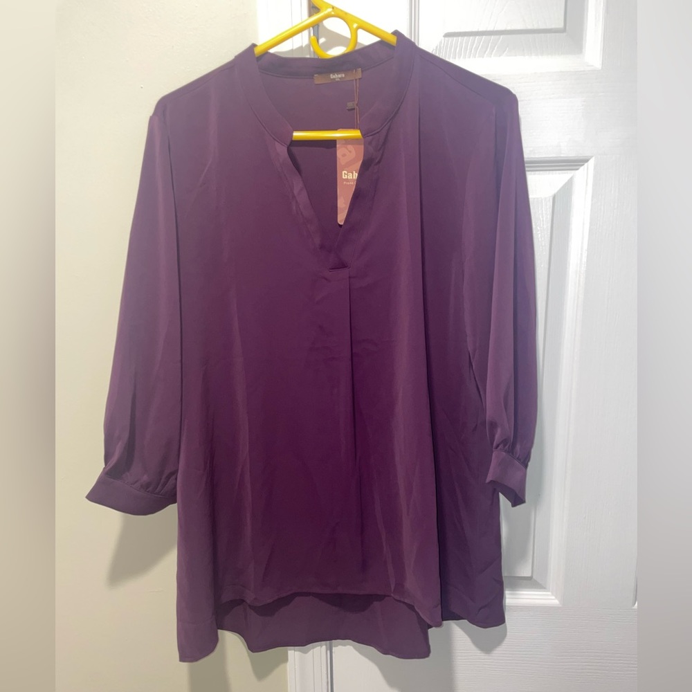Gaharu Purple Tunic Blouse